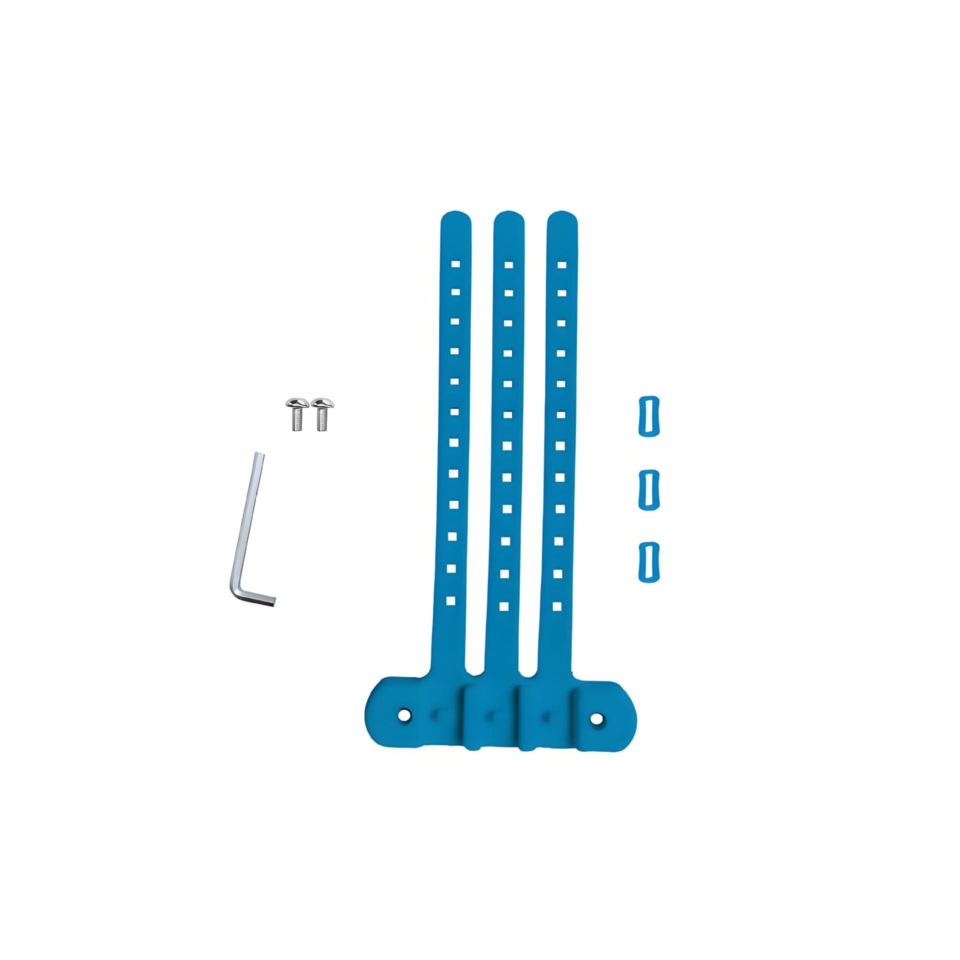 Sangle adaptateur porte-bouteille d'eau en silicone - Bleu [Trois sangles]