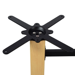 Nuovo prodotto in metallo pesante ferro ferro Base ferramenta <span class=keywords><strong>gambe</strong></span> mobili commerciali Fast Food tavolo da caffè - Product Image 4