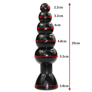 Grande Anal Beads Brinquedos Sexuais Para Mulheres Homens Lésbicas Grande Dildo Plugs Anal Masculino Próstata Massagem Ânus Feminino Expansão