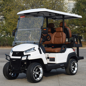 Chariot de <span class=keywords><strong>golf</strong></span> électrique 4 places sur mesure fabriqué en Chine avec suspension indépendante Système de freinage à quatre disques Chariot de chasse levé - Product Image 2