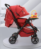 Échantillon Gratuit Poussette Bébé 3-en-1 Haut de Gamme avec Châssis en Alliage d'Aluminium Capacité de Charge 20KG Conception Pliable pour 0-3 Ans