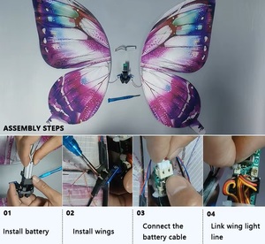 Drone a Forma di Farfalla RC per Matrimoni, Dispositivo Volante Bionico Flitonic con Effetti Luminosi LED per Eventi - Product Image 6