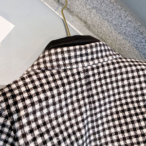 Ropa Infantil al por Mayor, Vestido Abrigo a Cuadros de Manga Larga para Niña, Invierno - Product Image 3