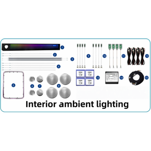 Kit de mise à niveau intérieur de haute qualité pour Land Range 2014-2017 |   Conversion du style ancien en style moderne avec éclairage d'ambiance - Product Image 2