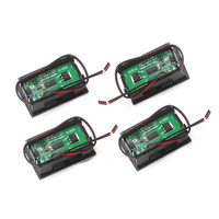 Voltmeter DC Digital LED 0.56 Inci 2 Kabel 4.5-30V 5-120V Meter Tegangan dengan Perlindungan Polaritas Terbalik