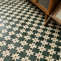 Carrelage mosaïque résistant à l'eau, pierre naturelle moderne découpée sur mesure, facile à nettoyer, pour cour intérieure, hôpital, appartement, villa