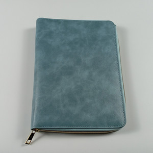 Mới đa chức năng kinh doanh Dây Kéo Túi Chất kết dính danh mục đầu tư A5 bơm lại PU da kinh doanh máy tính xách tay - Product Image 4