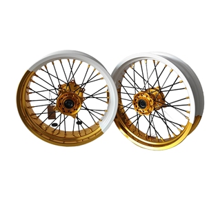 Ruedas Supermoto de Aluminio CNC de 17 Pulgadas para Suzuki RMZ 250 450 2007-2024, Llantas de Motocicleta Todoterreno con Color Personalizado - Product Image 1