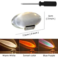 Veilleuse projecteur oeil de ciel chevet décor pour salon chambre cadeau concepteur moderne LED cristal lampe de Table
