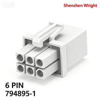 Connecteur mâle scellé TE 794895-1 à 6 broches 4,14 mm pour appareils électroménagers, équipements industriels, accessoires et bornes