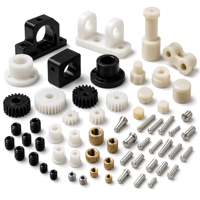 Pièces en plastique usinées CNC sur mesure, supports en Nylon POM PEEK, composants industriels de forme spéciale, brochage OEM pour