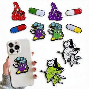 Autocollants Métalliques Émail Souple, Badges Artisanaux Tendance pour Décoration de Téléphone Portable et Ordinateur Portable, Logo Personnalisé, Vente en Gros Fabricant - Product Image 6