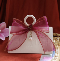 Boîte cadeau triangulaire en papier de haute qualité, matériaux recyclés pour les aliments pour bébés, les nouilles, les invitations de mariage - Boîte de rangement créative