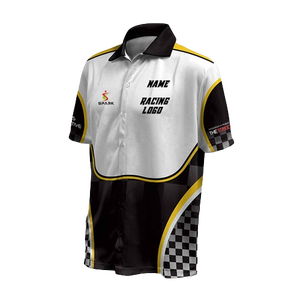 Camicie da Pit Crew a tinta piena sublimata personalizzate per <span class=keywords><strong>Polo</strong></span> da corsa per <span class=keywords><strong>moto</strong></span> e Auto <span class=keywords><strong>Polo</strong></span> da corsa con tasche per RacingTeam - Product Image 3