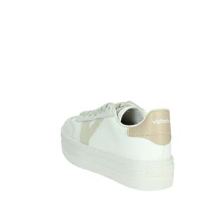 Sneakers Victoria Donna Bianco, chaussures à plateforme épaisse pour femmes, mode décontractée - Product Image 2