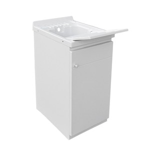 Mobile Lavabo in ABS con Piano in Polipropilene 45x60cm, Soluzione di Arredo Elegante e Funzionale - Product Image 1