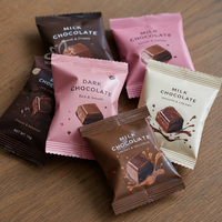Sachets en plastique personnalisés à scellage arrière pour chocolats, bonbons, snacks et confiseries – Vente en gros