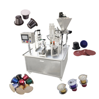 Machine de remplissage de capsules de café Nespresso, en spirale, appareil de scellage pour le bureau