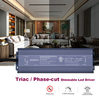 Transformateur de driver de bande LED Triac 150W dimmable HPF pour éclairage LED 12V 24V 36V 48V, transfert d'énergie AC-DC isolé, en plastique