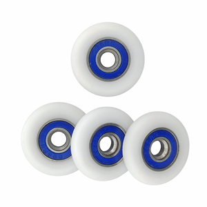 Roulettes modernes robustes à faible bruit en POM Nylon PA 696 5x25x6mm avec roulements <span class=keywords><strong>pour</strong></span> portes coulissantes et portes de garage - Product Image 2
