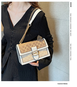 Nuova <span class=keywords><strong>borsa</strong></span> quadrata a <span class=keywords><strong>tracolla</strong></span> retrò alla moda e alla moda da <span class=keywords><strong>donna</strong></span> - Product Image 2