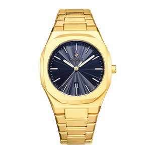Reloj <span class=keywords><strong>de</strong></span> <span class=keywords><strong>Noche</strong></span> para Hombre <span class=keywords><strong>de</strong></span> Lujo y Alta Calidad, en Acero Inoxidable Azul Plateado, con Función <span class=keywords><strong>de</strong></span> Fecha - Product Image 2