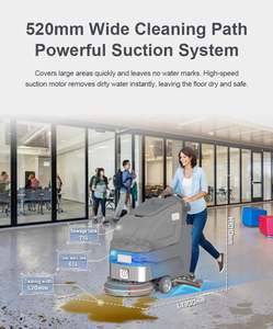 Gewerbliche Bodenreinigungsmaschinen Reinigungsgerät Bodenschrubber Professionelle Bodenreinigungsmaschine - Product Image 4