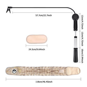 Ceinture de soutien lombaire élastique et respirante pour hommes et femmes adultes, soulagement de la douleur sciatique, attelle confortable pour le dos et le ventre - Product Image 2