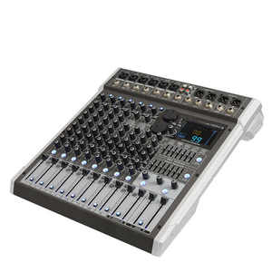 Mesa de Som/Controladora de DJ Cooyinka 12 Canais Profissional com Bluetooth, Tela Colorida, Reprodutor de MP3 e 2x99 <span class=keywords><strong>DSP</strong></span> em Metal - Product Image 2