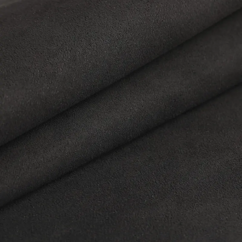 1.2mm Cost-effective Shoe making materials double side suede microfiber synthetic leather