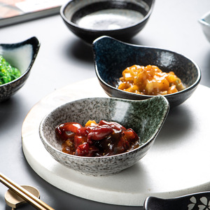 Cuenco de cerámica de estilo japonés creativo <span class=keywords><strong>Hefa</strong></span>, plato pequeño resistente al calor para el hogar, plato para aperitivos, olla caliente, salsa para condimentos - Product Image 4