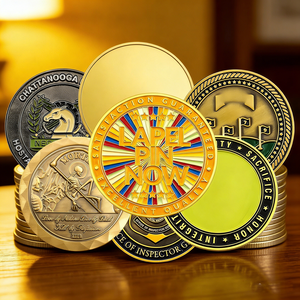 Pièces de monnaie commémoratives personnalisées en métal 3D/2D, fabrication directe d'usine - Product Image 3