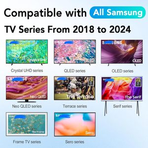 Télécommande BN59-01385A pour téléviseurs intelligents <span class=keywords><strong>Samsung</strong></span>, compatible avec tous les téléviseurs LED QD Neo QLED 4K 8K HDR, sans fonction vocale - Product Image 3