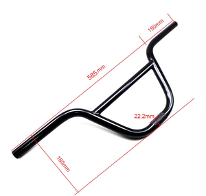 <span class=keywords><strong>Promax</strong></span> – guidon de couleur de vélo Bmx Offre Spéciale mm, guidon en acier anodisé noir Hi-ten commerce 22.2 - Product Image 6