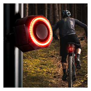 ABSINA Led-fietsverlichtingsset, USB-oplaadbaar, 200 m bereik, 100 lux verlichting, StVZO toegestaan, voor en achter