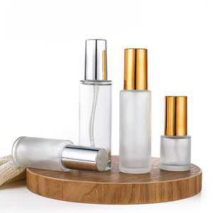 Bouteille compte-gouttes en verre avec pompe à pression, bouteille d'huile essentielle, produit tendance, <span class=keywords><strong>2022</strong></span>, 15, 20, 30, 50 ml - Product Image 2