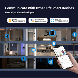 Commutateurs intelligents contrôlés par Apple Homekit Appareils de maison intelligents à commande tactile avec tension maximale de 240V et courant maximal de 16A - Product Image 6
