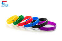 Bracelet RFID NFC en silicone fin passif 13,56 MHz 213 215 216 pour événements