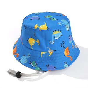 Casquette d'été pour enfant, impression par sublimation, chapeau de pêcheur pour enfants, <span class=keywords><strong>Dinasor</strong></span>, 50 cm - Product Image 1