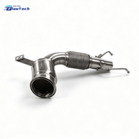 Pour MINI Cooper S F56 B48 2.0T – Échappement sport poli à flux élevé en acier inoxydable 304, à montage direct, Euro 5, 200 cellules