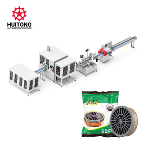 2024 Neue Einführung Ultraschallschweißen vollautomatische Atmung-Gasmaske Baumwolle Holzkohle-Kartusche Filterproduktionsmaschine - Product Image 3