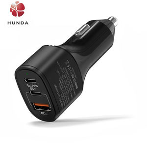 <span class=keywords><strong>Chargeur</strong></span> de voiture USB C 60W 3 ports Type c PD <span class=keywords><strong>Chargeur</strong></span> de voiture avec double alimentation 30W pour ordinateur portable et QC 3.0 pour téléphone, etc. - Product Image 4