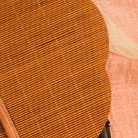 Éventail de taille en bambou fait main avec manche en bois de séquoia, éventail chinois à pompon, décoration murale orientale, cadeau, vente en gros OEM, éventail de taille chinois