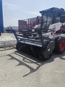 Nhỏ 60 inch 900 mét chiều rộng <span class=keywords><strong>Mini</strong></span> Skid chỉ đạo Bộ nạp lâm nghiệp mulcher - Product Image 4