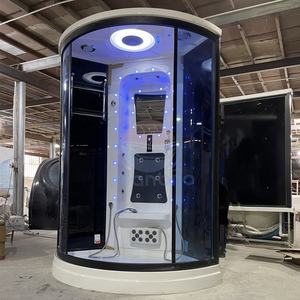 Cabina <span class=keywords><strong>Doccia</strong></span>/Bagno Turco di Lusso con Telaio Quadrato in Alluminio Scorrevole per Uso in Appartamento - Product Image 5