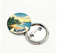 Pembuat Magnet Badge Pin Bulat Promosi 37mm Custom Logo