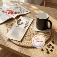 Sets de table vierges pour sublimation, personnalisables DIY, imprimables, en polyester, épais, effet lin, pour la décoration de la maison