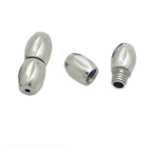 Bán buôn thép không gỉ đậu phộng vít Loại clasp cho da Vòng đeo tay vòng cổ Clasp trang sức phụ kiện Clasp - Product Image 6