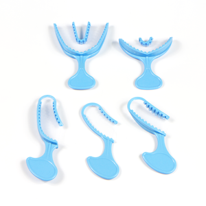 Dental Disposable Plastic Double Arch Registration Triple Bite Impression Tray