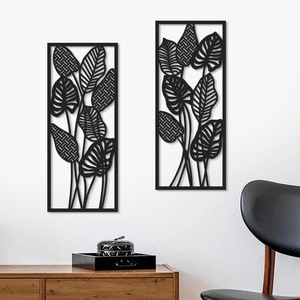 Tailai 2 pezzi foglie tropicali <span class=keywords><strong>legno</strong></span> decorazione di arte della <span class=keywords><strong>parete</strong></span> <span class=keywords><strong>in</strong></span> <span class=keywords><strong>legno</strong></span> segno Boho decorazione della <span class=keywords><strong>parete</strong></span> appesa pendimenti <span class=keywords><strong>da</strong></span> <span class=keywords><strong>parete</strong></span> - Product Image 6